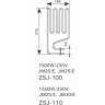Нагревательный элемент HARVIA ZSJ-110 1500W для печи COMPACT